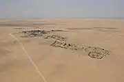 シェベルガーン近郊の発電所