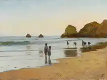 岩のある海岸
