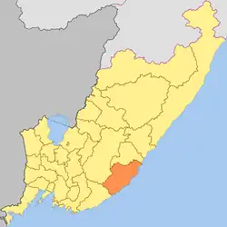 Location of オリガ地区
