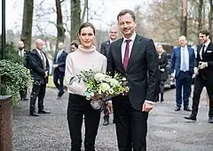 フィンランドのサンナ・マリン首相と(2022年11月10日)
