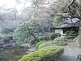旧朝香宮邸の庭園(2008年1月6日撮影)