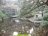 旧朝香宮邸の庭園(2008年1月6日撮影)