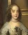 11歳のころのメアリー（アンソニー・ヴァン・ダイク画）
