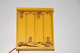 乾電池ボックスの接点(主にマイナス側)