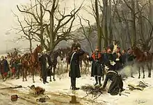 オルレアンの戦いの前のフリードリヒ・カール・フォン・プロイセン(1895)