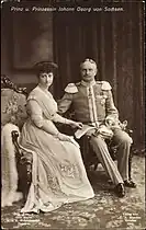 マリーア・インマコラータと夫ヨハン・ゲオルク（1912年）