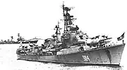 57-bis&nbsp;設計大型ミサイル艦「グネーヴヌイ（ロシア語版）」。