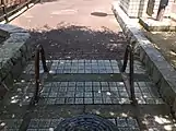 実際に使われていた車止め