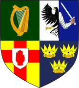 アイルランドの4つの地方の紋章