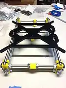 組み立てられたY軸フレーム