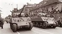 ユーゴスラビアに輸出されたM4A3E4, 1961年。