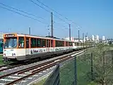 営業運転から離脱し車庫に留置されるPt形（2007年撮影）
