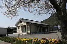 太玉神社跡地、現在は敷根集会所。