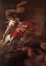 ピエール・ピュジェ「アキレウスを導くケイローン」（1690年頃）