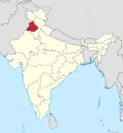 インド国内の位置