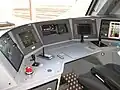 運転台の計器類。