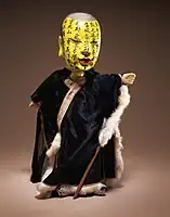 Hand puppet, the Blind Scholar, Chinese, 台湾, ２０世紀前半