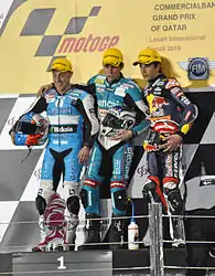 スペイン人ライダーが独占した表彰台