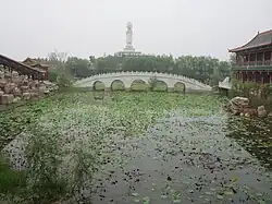 岐山湖(臨城ダム湖)畔の公園
