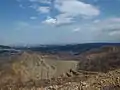 上から見た採石場