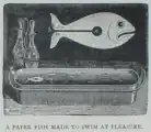 楽しげに泳ぐ紙の魚