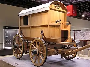 当時の馬車の再現
