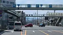 国道171号の分岐京都府京都市南区四ツ塚町
