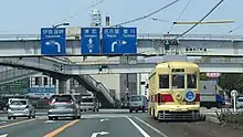 国道23号と国道259号との分岐愛知県豊橋市八町通