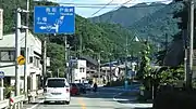 国道29号との分岐兵庫県宍粟市波賀町