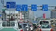 国道196号への分岐愛媛県松山市天山3丁目