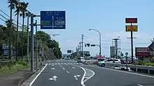 国道205号との分岐長崎県東彼杵郡東彼杵町