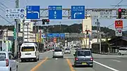 国道158号との交差岐阜県高山市上岡本町