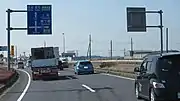 国道51号(重複区間)からの分岐茨城県稲敷市 北田交差点