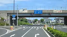 国道9号との交差秋里交差点の終点標識鳥取県鳥取市