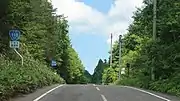 鳳坂峠付近福島県岩瀬郡天栄村