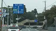 国道168号との交差奈良県香芝市下田西