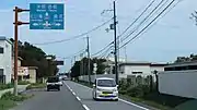 国道307号との交差滋賀県東近江市御園町