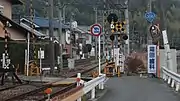 生駒市の狭隘区間奈良県生駒市小瀬町
