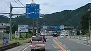 国道312号との分岐兵庫県養父市上野