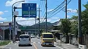 国道372号との分岐京都府亀岡市余部町
