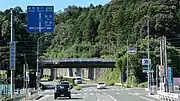 終点の有海交差点愛知県新城市有海