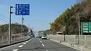 桑名市内のバイパス区間三重県桑名市大字蓮花寺