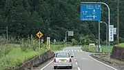 国道429号との分岐兵庫県丹波市青垣町