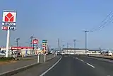 バイパス沿いのショッピングセンター（2020年4月）