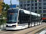 併用軌道を走行する36T(1401)(2023年撮影)