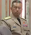 夏季乙式軍常服の二級上将（蒲沢春、2015年4月9日）