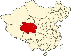 青海省の位置