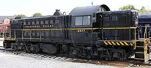 テネシー・バレー鉄道博物館(en、TVRM)で保存されているRSD-1。同館は本形式を2両保存している。