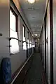 軟臥車の通路