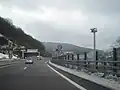 フランス国道2号線の平均速度取締装置